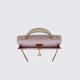 Mini Kelly in Mauve Pale/Craie