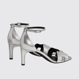 Joy 70 Sandals in Gris Argenté