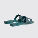 Oran Sandals in Bleu Paon