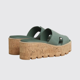 Eze 30 Sandals in Vert Cèdre