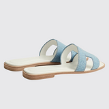Oran Sandals in Bleu Clair
