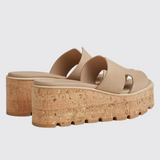Eze 30 Sandals in Beige Camel