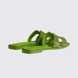 Oran Sandals in Vert Absinthe