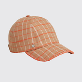 Serena Cap in Beige / Orange