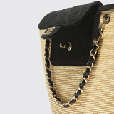 Large Braided Straw Bag