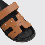 Chypre Sandals in Naturel