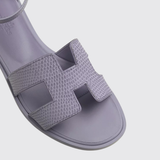 Santorini Sandals in Violet Glycine