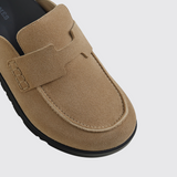 Go Mules in Beige Sable
