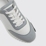 Bouncing Sneakers in Blanc / Bleu Galet