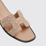 Oran Sandals in Beige Perlino