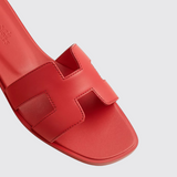 Oran Sandals in Rose Vermillon