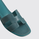 Oran Sandals in Bleu Paon