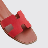 Oran Sandals in Rouge Cinétique