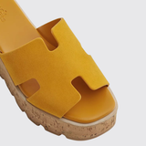 Eze 30 Sandals in Jaune Sésame