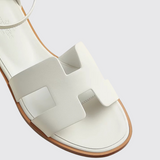 Santorini Sandals in Blanc