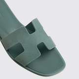 Oran Sandals in Bleu Tonnerre