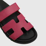 Chypre Sandals in Rose Magenta