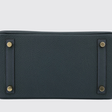 Birkin 25 in Vert Rousseau & Vert Cypress