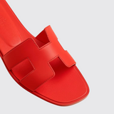 Oran Sandals in Rouge Grenadine