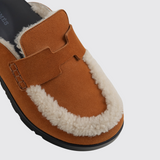Go Mules in Naturel/Ecru