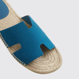 Antigua Espadrilles in Bleu Bleuet
