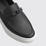 Game Slip-Ons in Noir