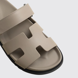 Chypre Sandals in Beige Galet