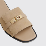 Giulia Sandals in Beige Lin