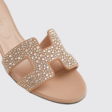 Oasis Sandals in Beige Perlino