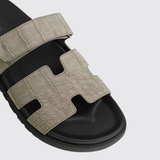 Chypre Sandals in Vert Sauge