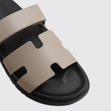 Chypre Sandals in Beige Galet