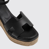 Elda Espadrilles in Noir