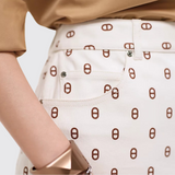"Chaine d'Ancre" Denim Mini Skirt