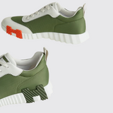 Men's Bouncing Sneakers in Matcha/Blanc