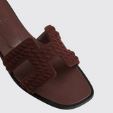 Oran Sandals in Marron Palissandre