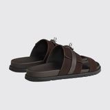 Jackson Sandals in Marron Ebène