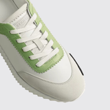 Bouncing Sneakers in Blanc / Vert De Mer