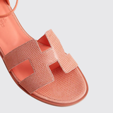 Santorini Sandals in Orange Joey