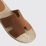 Antigua Espadrilles in Brun Fumé