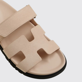 Chypre Sandals in Beige Nude