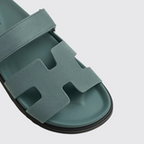 Chypre Sandals in Bleu Tonnerre