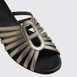 Noria Sandals in Champagne