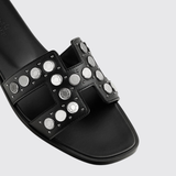 Oran Sandals in Noir