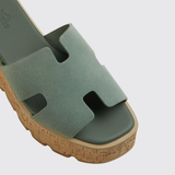 Eze 30 Sandals in Vert Cèdre