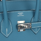 Birkin 25 in Bleu Jean