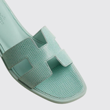 Oran Sandals in Bleu Cristaux