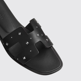 Oran Sandals in Noir