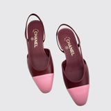 Two-Toned Slingback Pumps