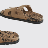 Chypre Sandals in Beige Argile