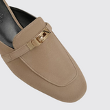 Oz Mules in Beige Sable
